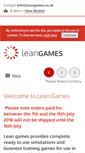 Mobile Screenshot of leangames.co.uk